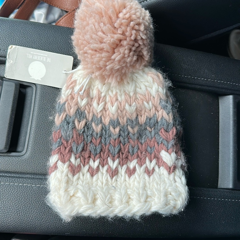 The Blueberry Hill infant winter hat size 3-6 months